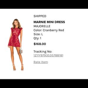 BRAND NEW Majorelle Red Dress size Large